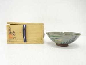 京焼　草絵　茶碗